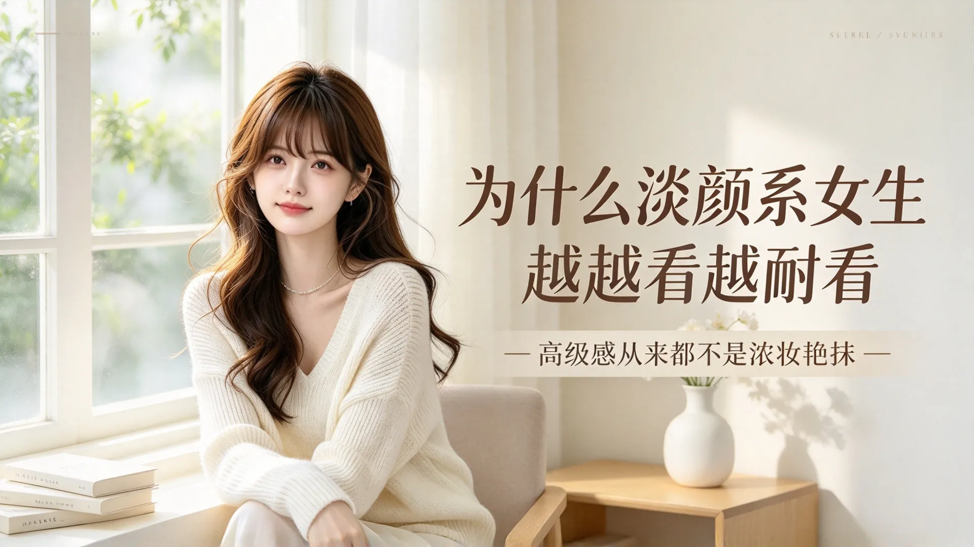 为什么淡颜系女生越看越耐看？高级感从来都不是浓妆艳抹
